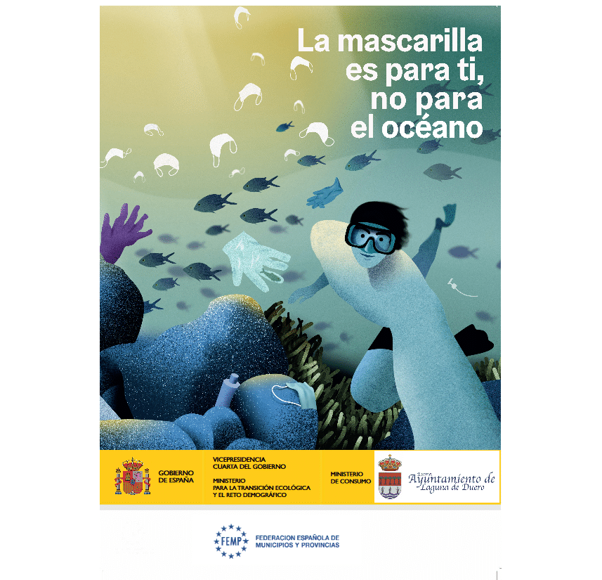 La mascarilla es para ti, no para la naturaleza