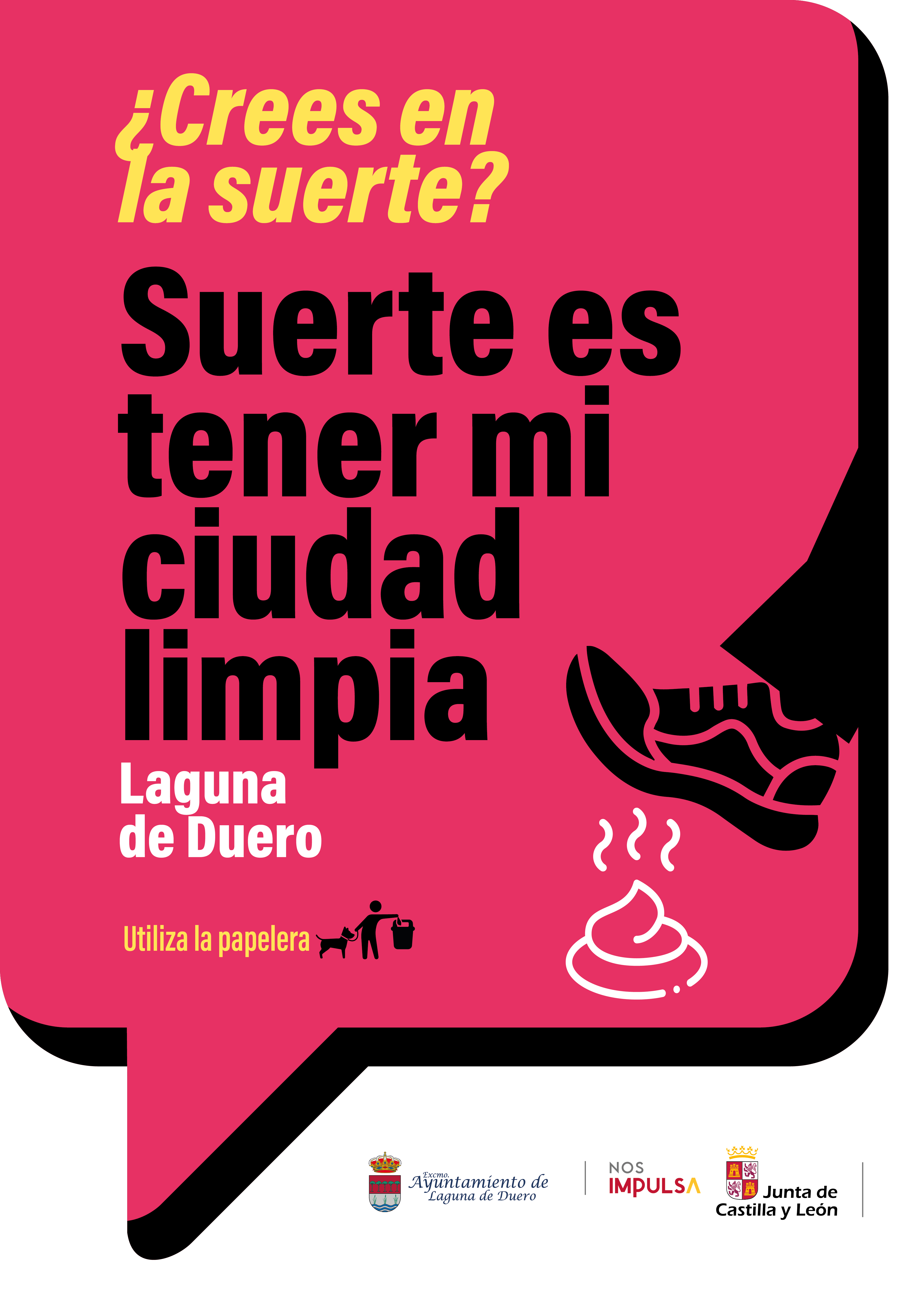 Cartel campaña recogida de excrementos