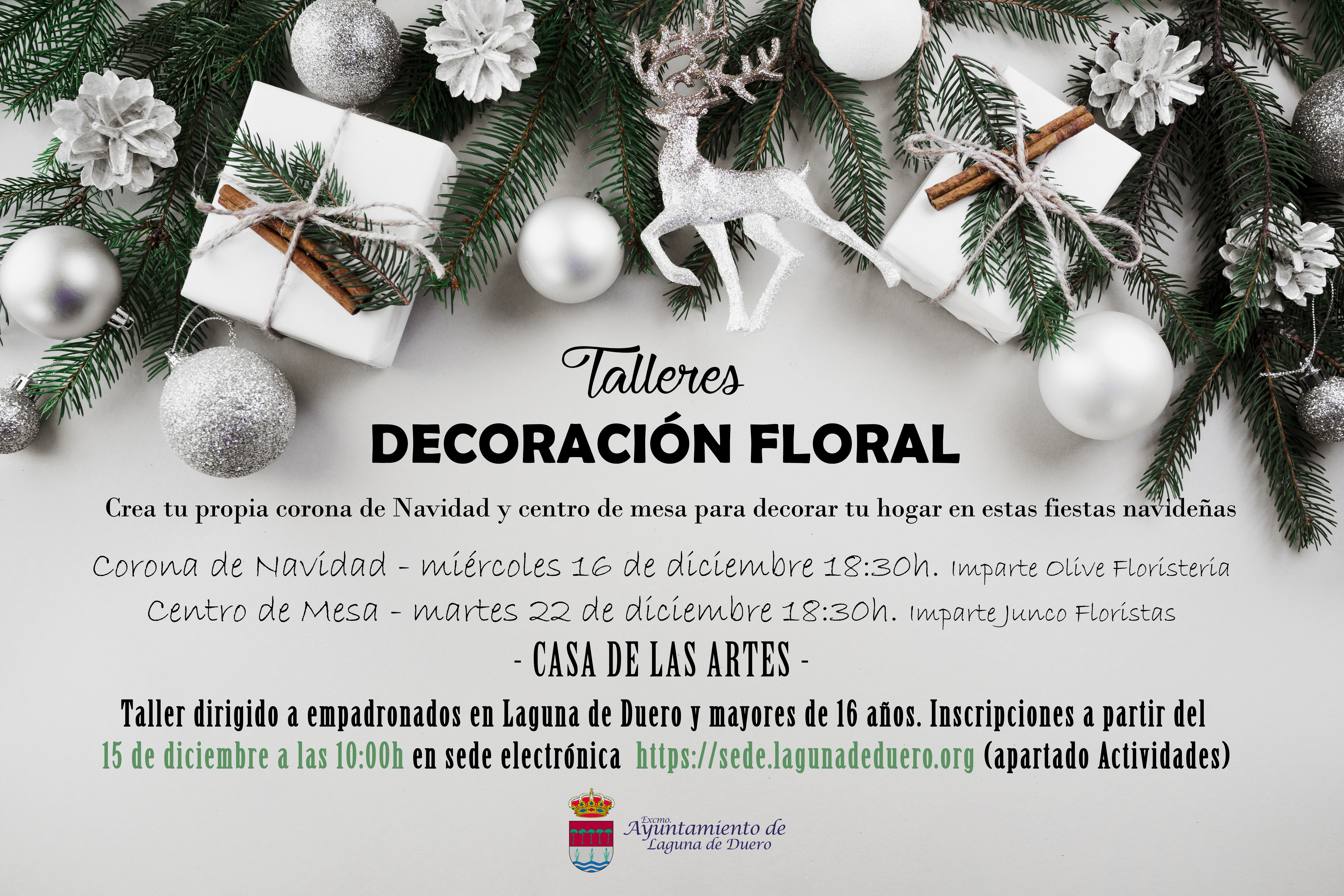 Taller de decoración navideña